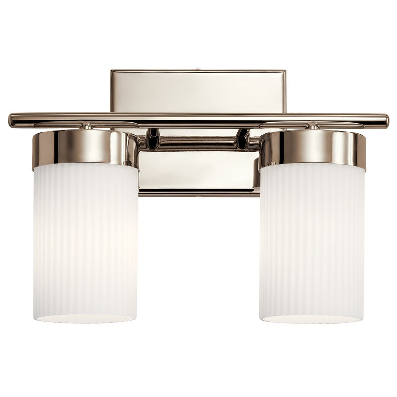 Kichler 55111PN Two Light Bath, Polished Nickel (3)