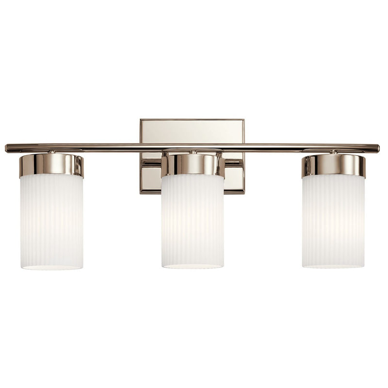 Kichler 55112PN Three Light Bath, Polished Nickel (3)