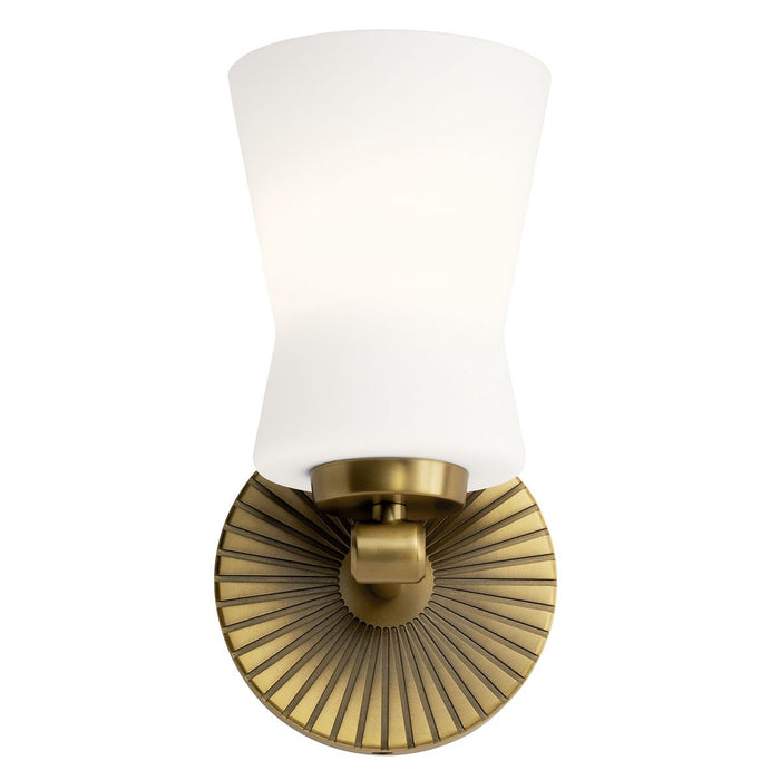 Kichler 55115BNB Brianne One Light Wall Sconce, Brushed Natural Brass Alternate Image 2.jpg