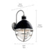 Kichler 59051BK Tollis One Light Outdoor Wall Mount, Black Alternate Image 3.jpg