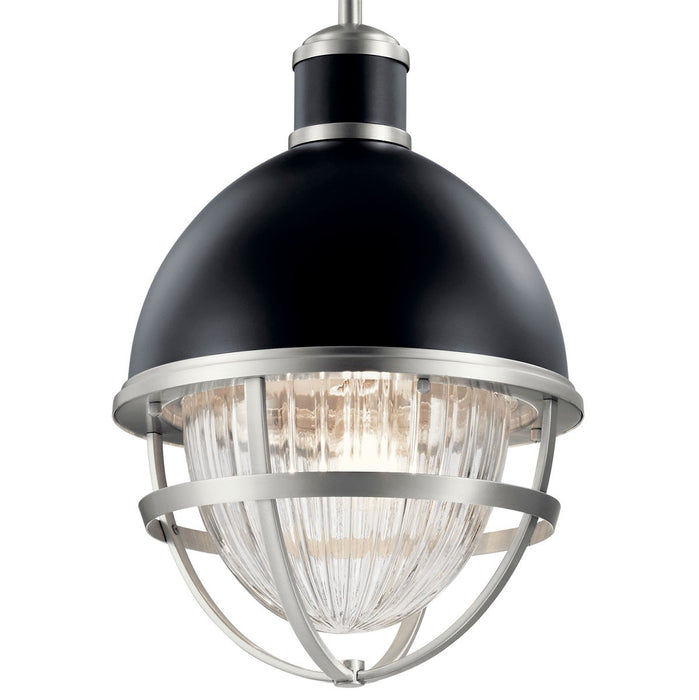 Kichler 59053BK Tollis One Light Outdoor Pendant, Black Alternate Image.jpg