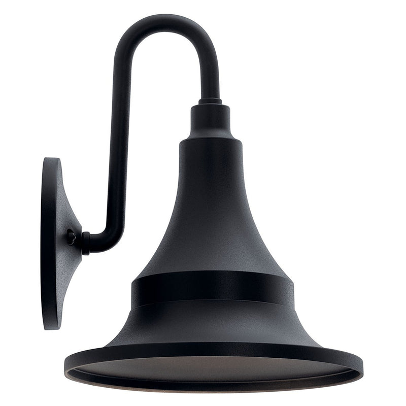 Kichler 59055BKT One Light Outdoor Wall Mount, Textured Black (2)