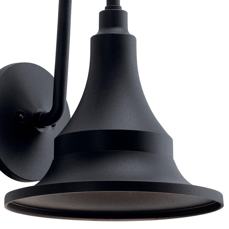 Kichler 59055BKT One Light Outdoor Wall Mount, Textured Black (3)