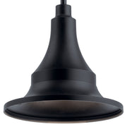 Kichler 59057BKT One Light Outdoor Pendant, Textured Black (3)