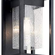 Kichler 59060BSL One Light Outdoor Wall Mount, Black with Silver Highlights (3)
