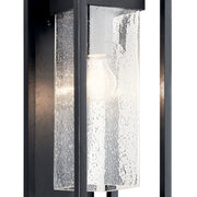 Kichler 59061BSL One Light Outdoor Wall Mount, Black with Silver Highlights (2)