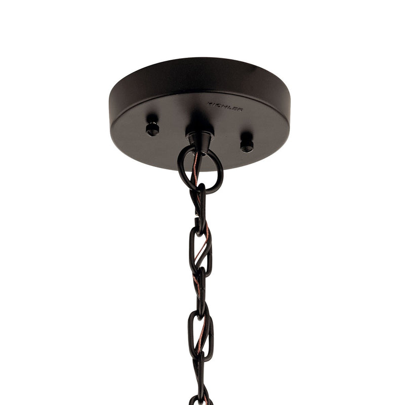 Kichler 59064OZ One Light Outdoor Pendant, Olde Bronze (4)