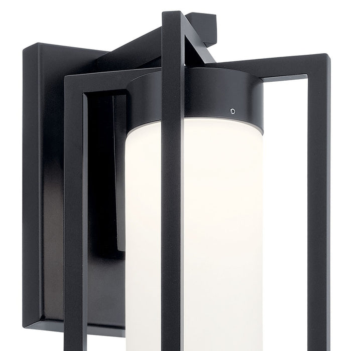 Kichler 59070BKLED Drega LED Outdoor Wall Mount, Black Alternate Image.jpg