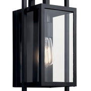 Kichler 59086BK One Light Outdoor Wall Mount, Black (2)