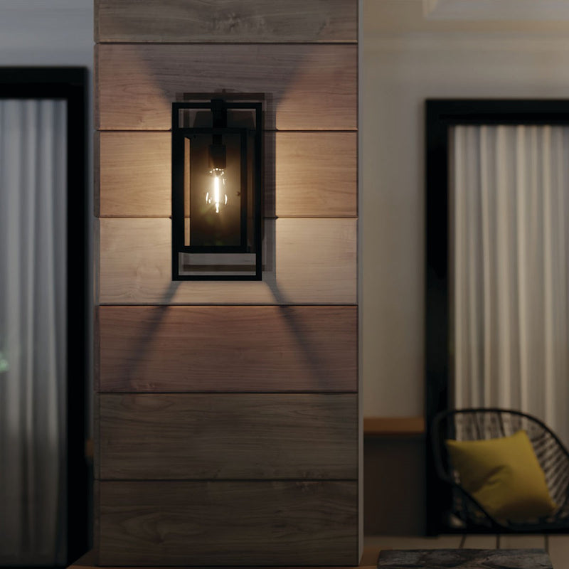 Kichler 59086BK One Light Outdoor Wall Mount, Black (4)