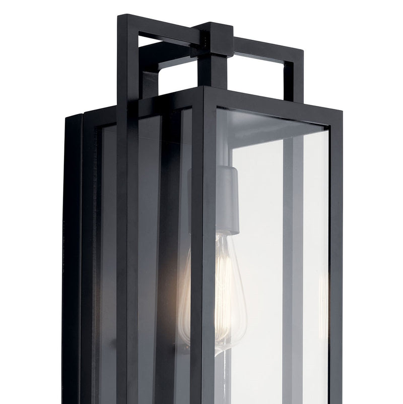 Kichler 59087BK One Light Outdoor Wall Mount, Black (2)