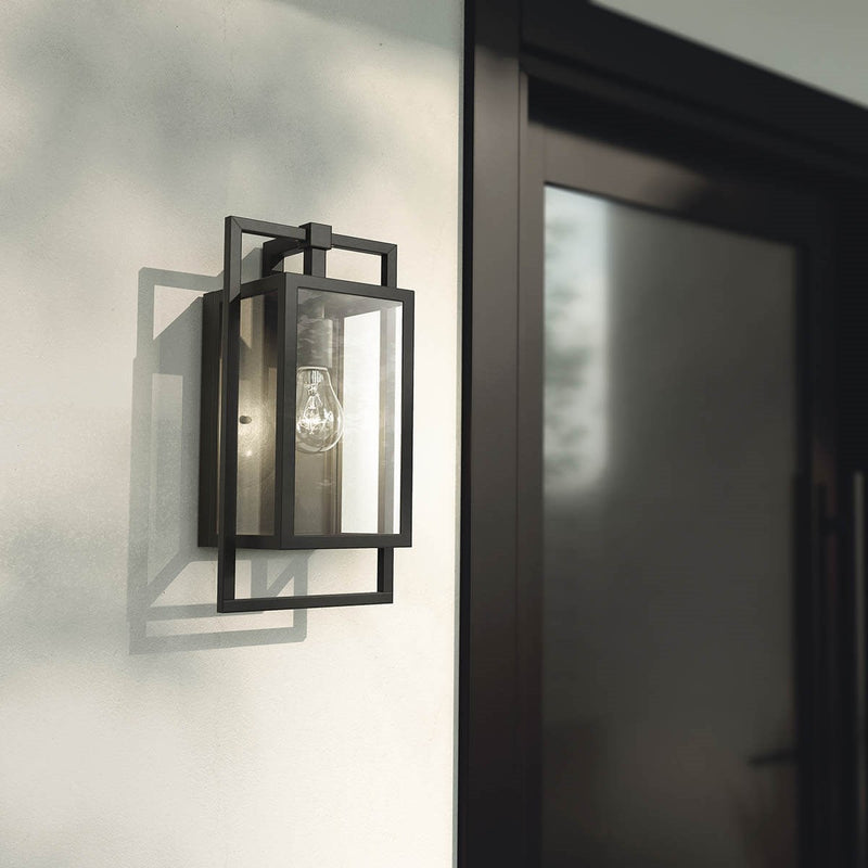 Kichler 59087BK One Light Outdoor Wall Mount, Black (5)