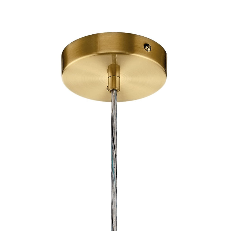 Kichler 83854CGWH LED Mini Pendant, Champagne Gold (3)
