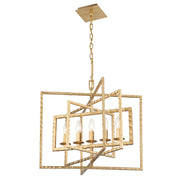 Crystorama 336-GA Capri Five Light Chandelier Antique Gold Alternate Image.jpg