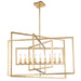 Crystorama 337-GA Capri Nine Light Chandelier Antique Gold Alternate Image.jpg