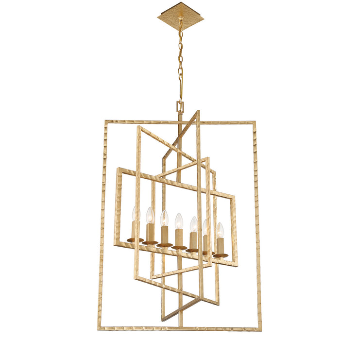 Crystorama 339-GA Capri Seven Light Chandelier Antique Gold Alternate Image.jpg
