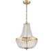 Crystorama 603-GA Rylee Three Light Chandelier Antique Gold Alternate Image.jpg