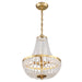 Crystorama 603-GA Rylee Three Light Chandelier Antique Gold Alternate Image 2.jpg