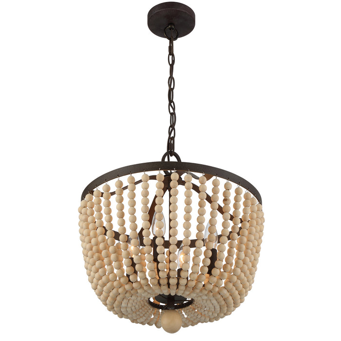 Crystorama 604-FB Rylee Four Light Chandelier Forged Bronze Alternate Image 2.jpg