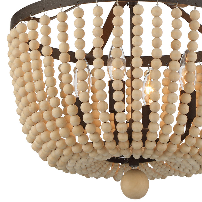 Crystorama 604-FB Rylee Four Light Chandelier Forged Bronze Alternate Image 4.jpg