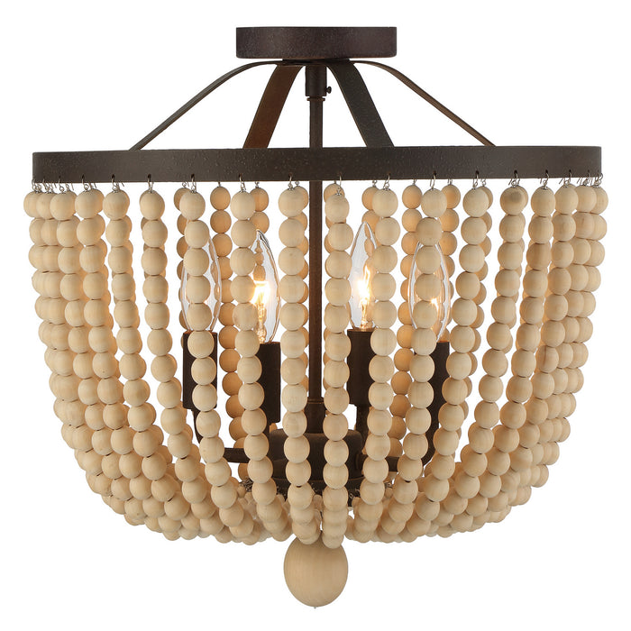 Crystorama 604-FB_CEILING Rylee Four Light Semi Flush Mount Forged Bronze Alternate Image 2.jpg