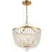 Crystorama 604-GA Rylee Four Light Chandelier Antique Gold Alternate Image.jpg