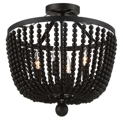 Crystorama 604-MK_CEILING Rylee Four Light Semi Flush Mount Matte Black Alternate Image.jpg