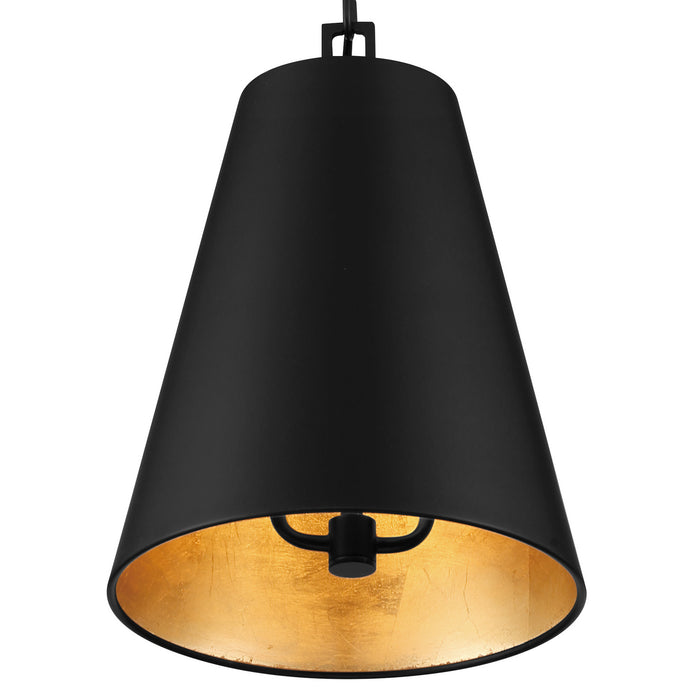 Crystorama 8685-MK-GA Alston Two Light Chandelier Matte Black / Antique Gold Alternate Image 4.jpg