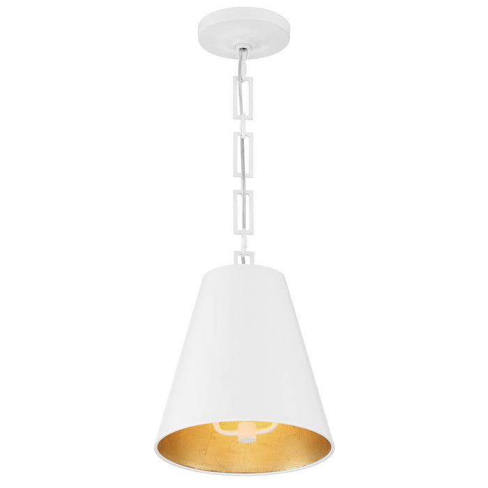 Crystorama 8685-MT-GA Alston Two Light Chandelier Matte White / Antique Gold Alternate Image.jpg
