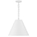 Crystorama 8687-MT-GA Alston Three Light Chandelier Matte White / Antique Gold Alternate Image 2.jpg