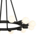 Crystorama 9045-BK Dakota 12 Light Chandelier Black Alternate Image 2.jpg