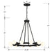 Crystorama 9045-BK Dakota 12 Light Chandelier Black Alternate Image 4.jpg