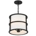 Crystorama 9593-MK Hulton Three Light Pendant Matte Black Alternate Image.jpg