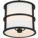 Crystorama 9593-MK Hulton Three Light Pendant Matte Black Alternate Image 2.jpg