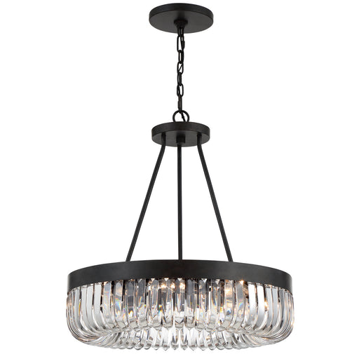 Crystorama ALI-B2008-CZ Alister Eight Light Chandelier Charcoal Bronze Alternate Image.jpg