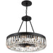 Crystorama ALI-B2008-CZ Alister Eight Light Chandelier Charcoal Bronze Alternate Image 2.jpg
