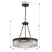 Crystorama ALI-B2008-CZ Alister Eight Light Chandelier Charcoal Bronze Alternate Image 4.jpg