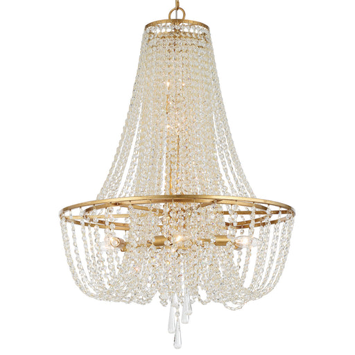 Crystorama ARC-1917-GA-CL-MWP Arcadia Nine Light Chandelier Antique Gold Alternate Image.jpg