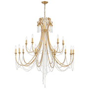 Crystorama ARC-1919-GA-CL-MWP Arcadia 15 Light Chandelier Antique Gold Alternate Image 2.jpg