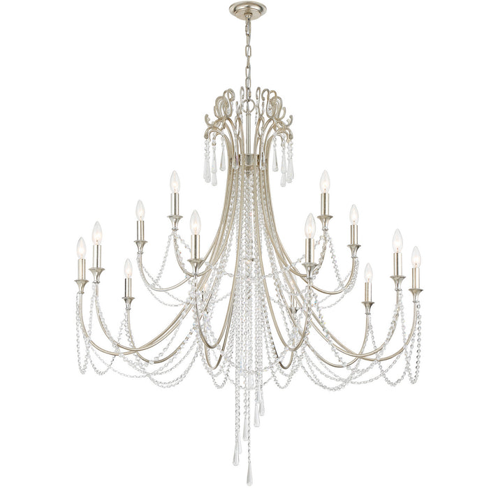 Crystorama ARC-1919-SA-CL-MWP Arcadia 15 Light Chandelier Antique Silver Alternate Image 2.jpg