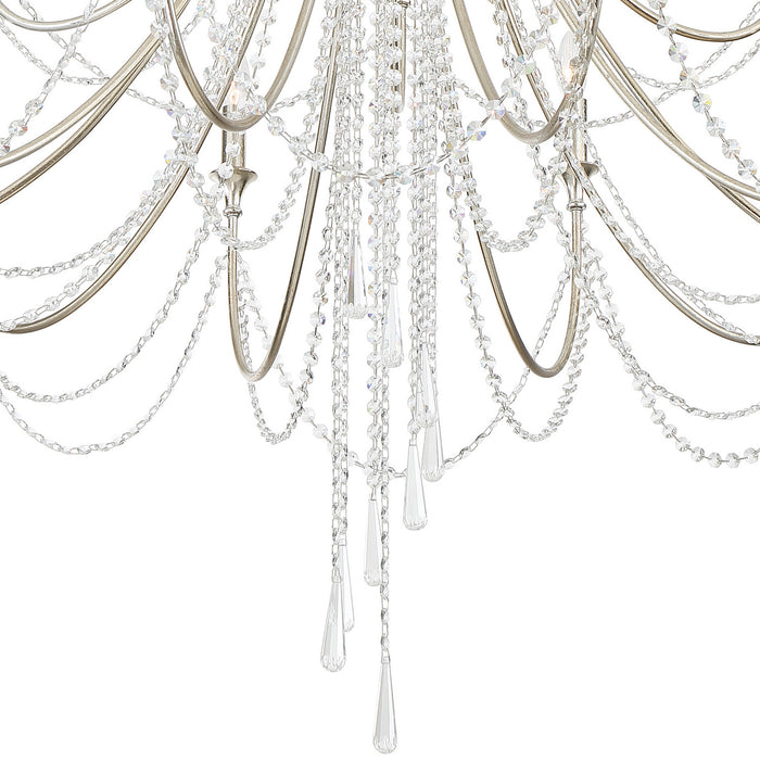Crystorama ARC-1919-SA-CL-MWP Arcadia 15 Light Chandelier Antique Silver Alternate Image 4.jpg