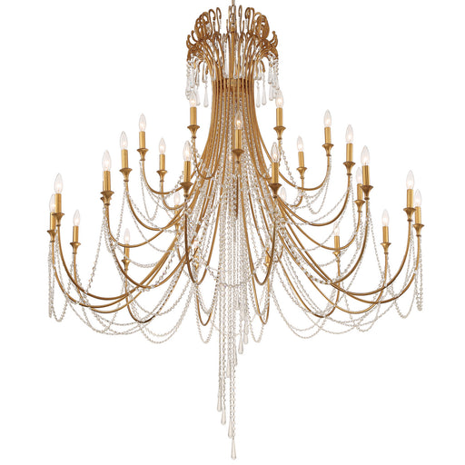 Crystorama ARC-1929-GA-CL-MWP Arcadia 28 Light Chandelier Antique Gold Alternate Image.jpg