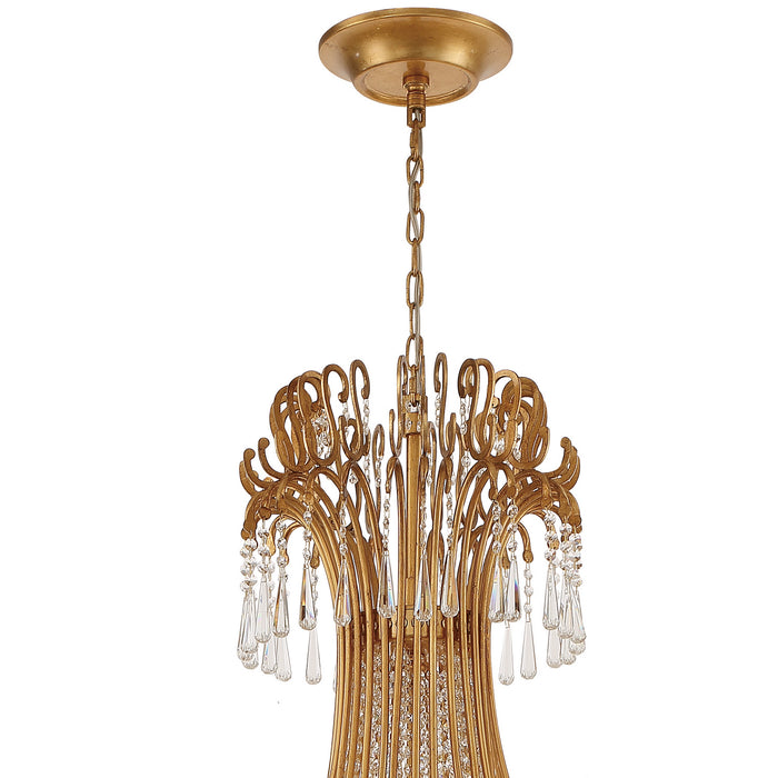 Crystorama ARC-1929-GA-CL-MWP Arcadia 28 Light Chandelier Antique Gold Alternate Image 4.jpg