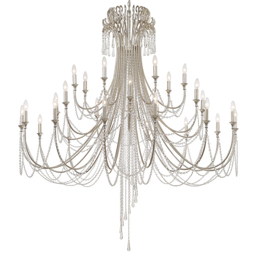 Crystorama ARC-1929-SA-CL-MWP Arcadia 28 Light Chandelier Antique Silver Alternate Image.jpg