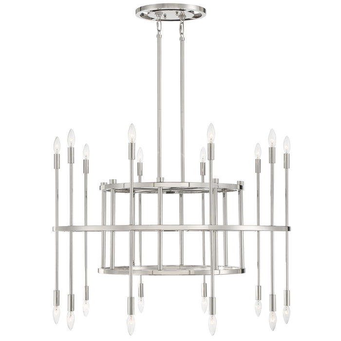 Crystorama ARS-B4020-PN Aries 20 Light Chandelier Polished Nickel Alternate Image 2.jpg