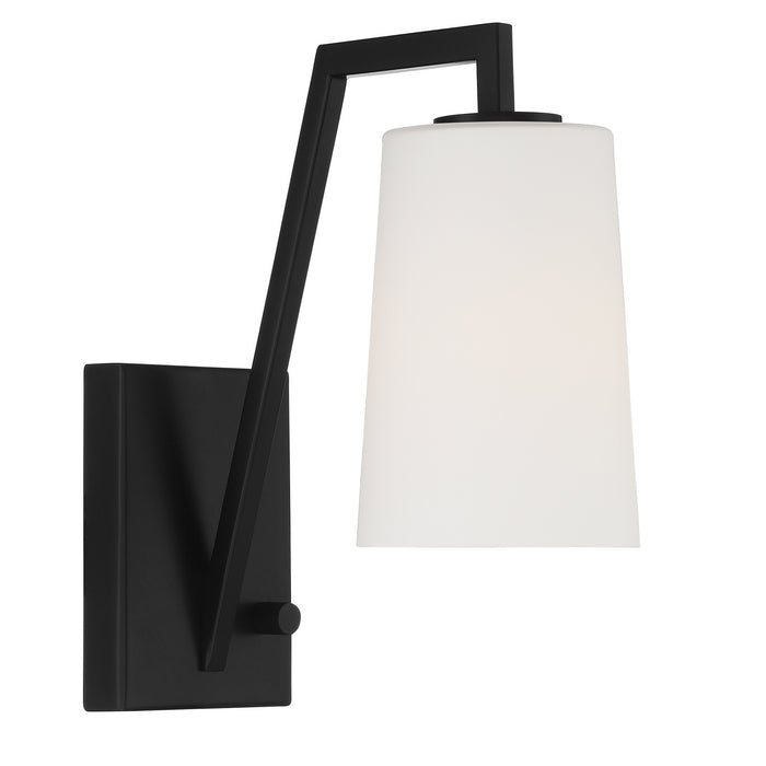 Crystorama AVO-B4201-MK Avon One Light Wall Sconce Matte Black Alternate Image.jpg