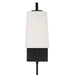 Crystorama AVO-B4201-MK Avon One Light Wall Sconce Matte Black Alternate Image 2.jpg