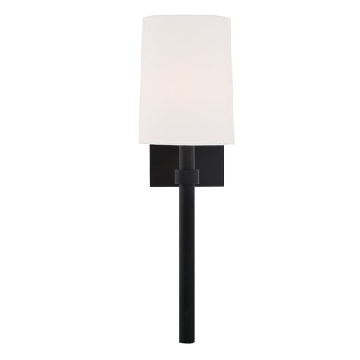 Crystorama BRO-451-BF Bromley One Light Wall Sconce Black Forged Alternate Image.jpg