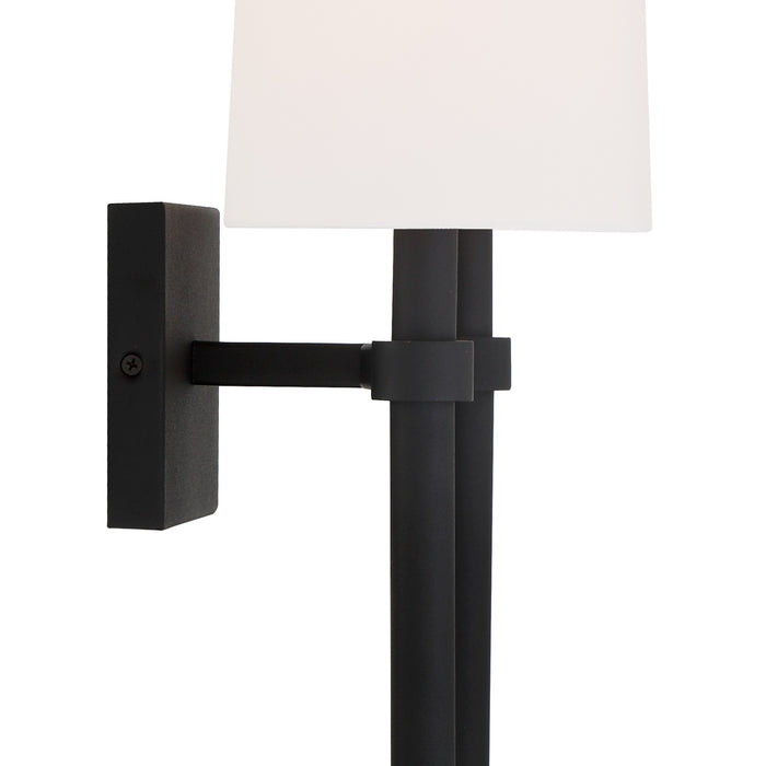 Crystorama BRO-452-BF Bromley Two Light Wall Sconce Black Forged Alternate Image 4.jpg