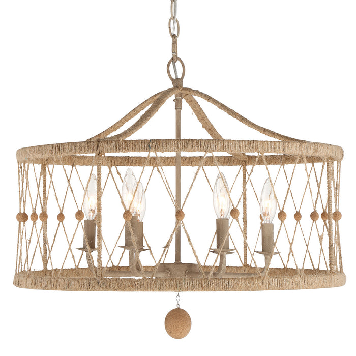 Crystorama BRX-B7906-BS Brixton Six Light Chandelier Burnished Silver Alternate Image 2.jpg